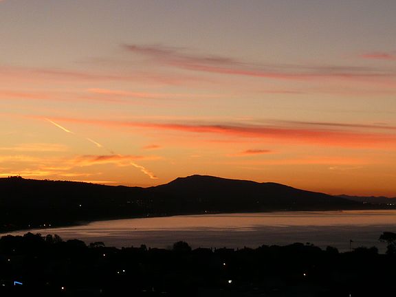 Sunrise from front patio