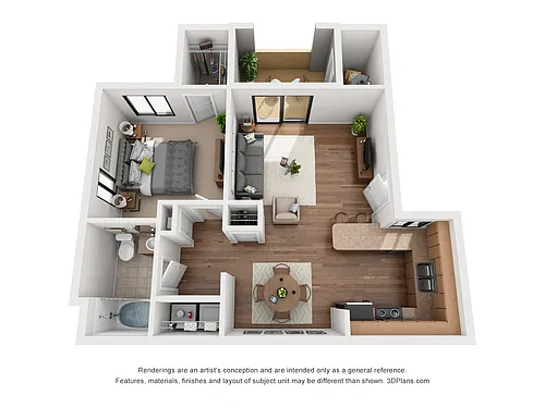 Floor plan The Positano