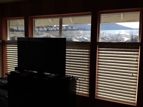 Master bedroom windows