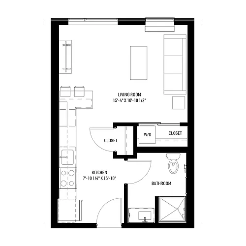 Floor plan ADA - East Phillips