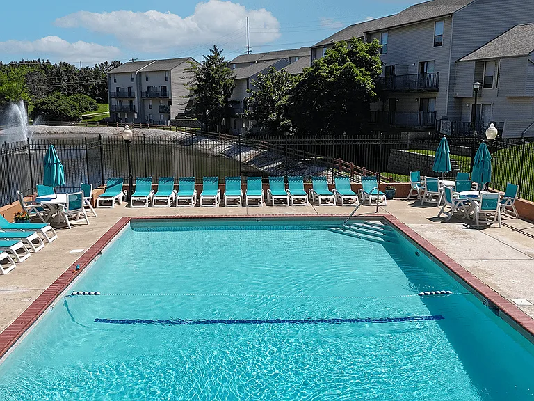 Sun Deck with Lounges and Tables