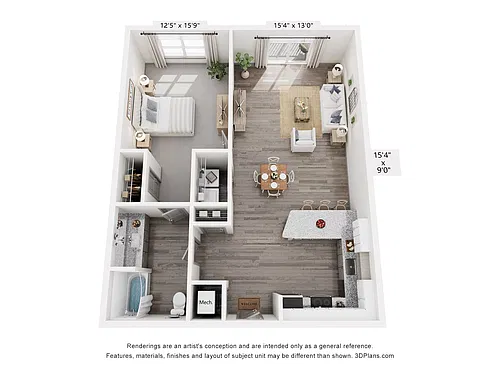 Floor plan The Bluff | A4