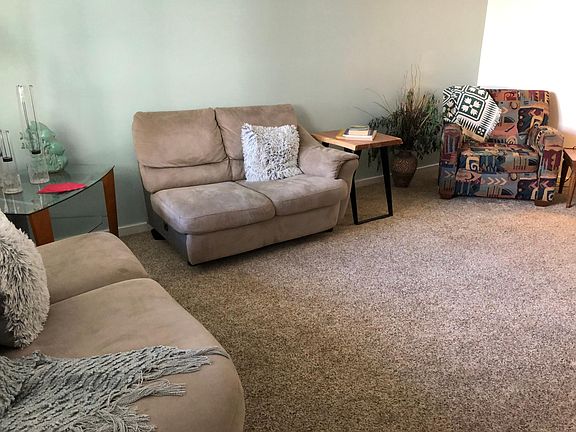 Living room furniture which is included in 302 when tenant moves out...302C has wood flooring!
