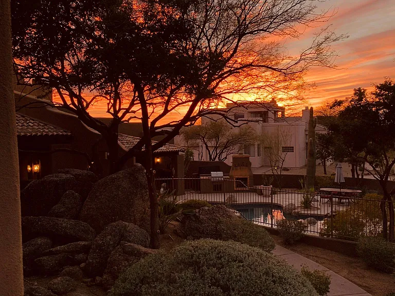 Enjoy the amazing Sunsets right from your master bedroom and balcony