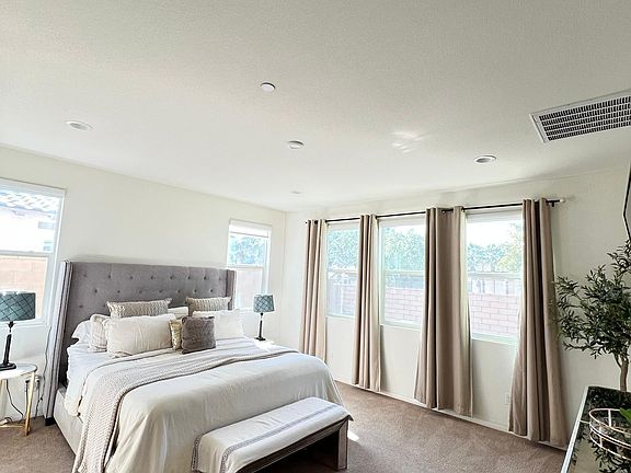 Master bedroom. View of the Santa Rosa Mountains