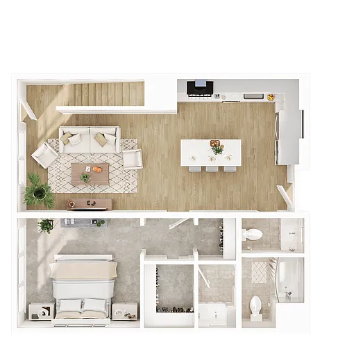 Floor plan Alma Townhome