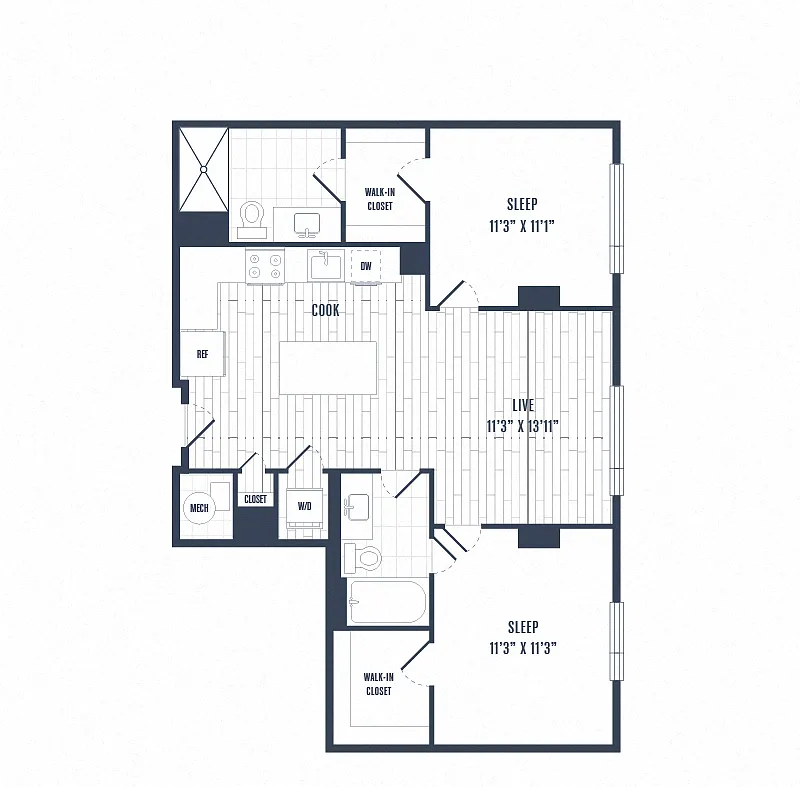 Floor plan B9b*