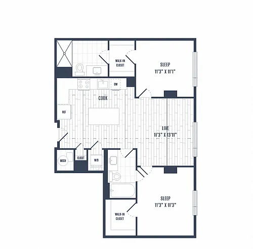 Floor plan B9b*