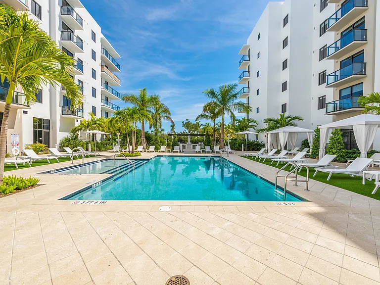 Resort-style pool at Villa Laguna