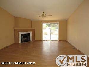 family room - fireplace