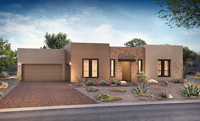 Contemporary Adobe Elevation A