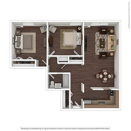 Floor plan Two Bedroom Special