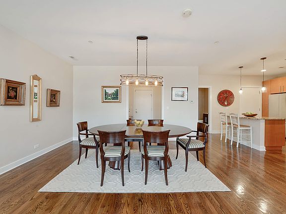 Large Open Dining Area between Kitchen and Living 