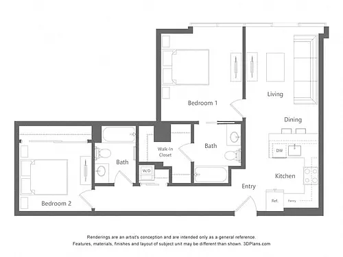 Floor plan S13 + Den