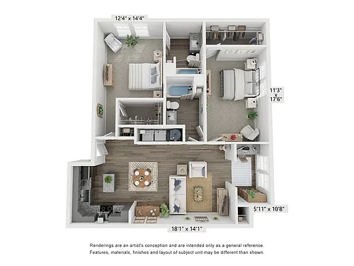 Floor plan The Blue Ridge