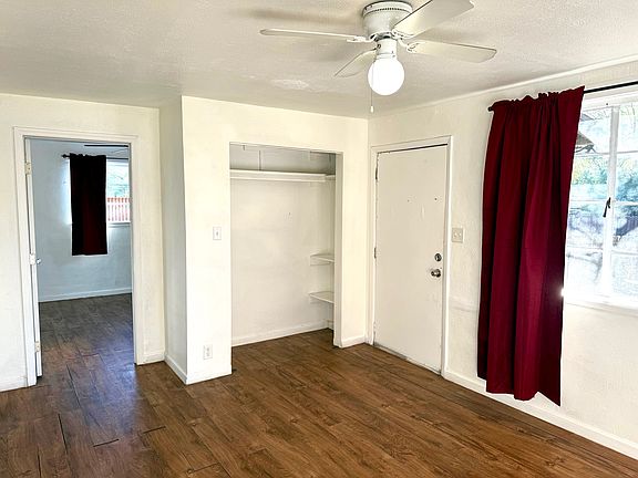 Front door into living room