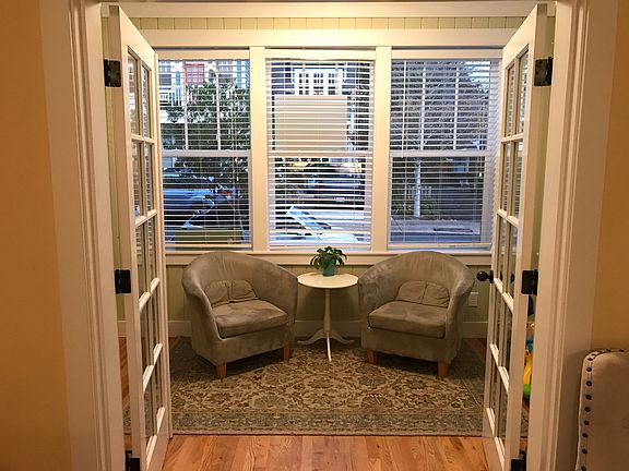 Sunroom with T&G walls