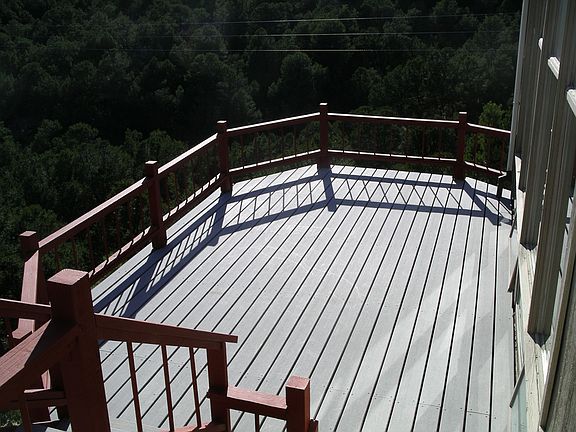 South deck with forever forest views!