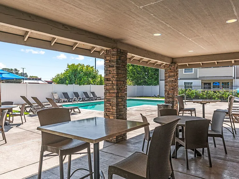 Patio Seating by Pool