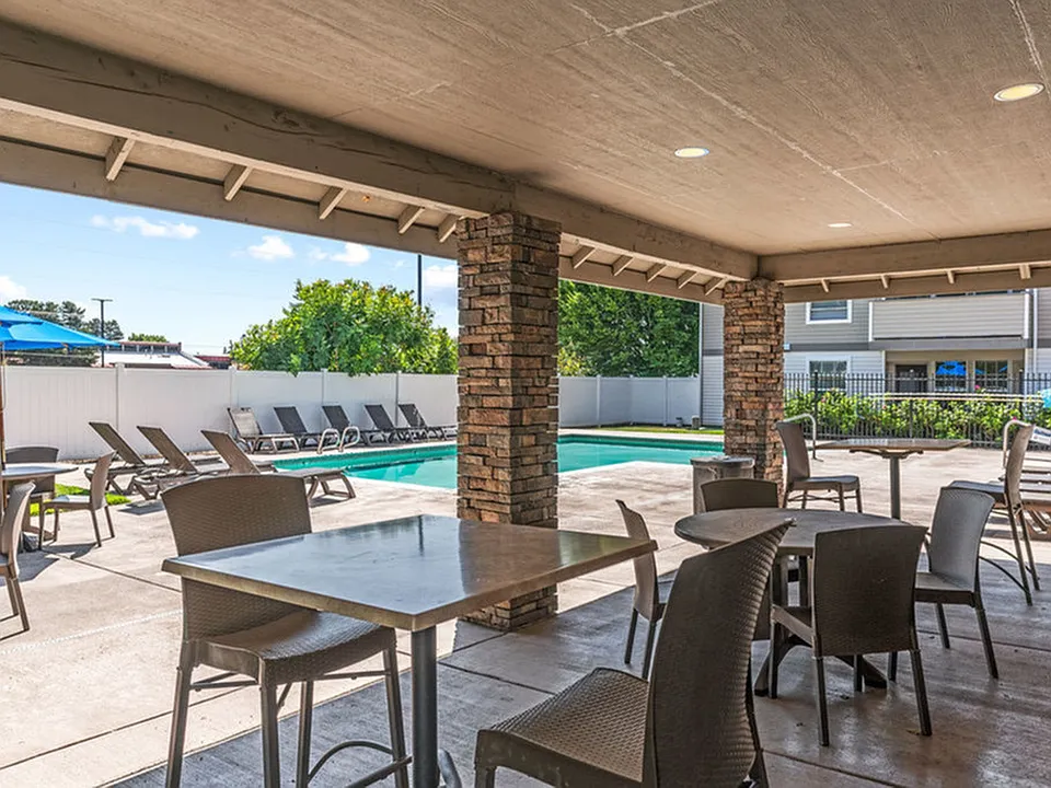 Patio Seating by Pool