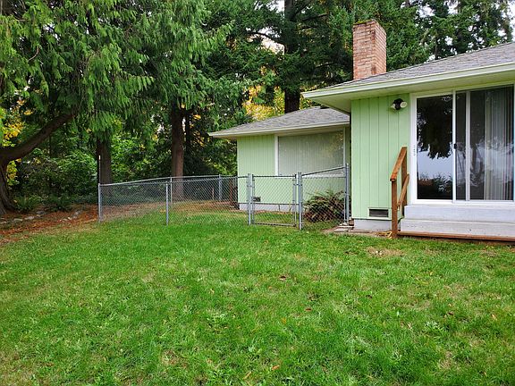 back of house & pet fenced area