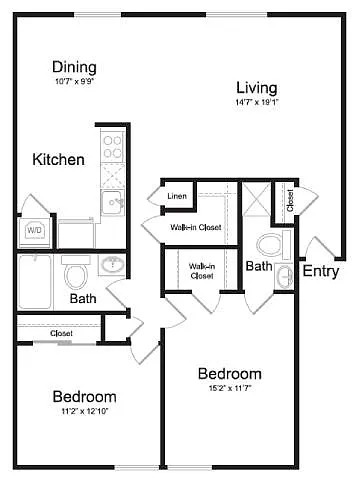 Floor plan Hazelnut - B2A