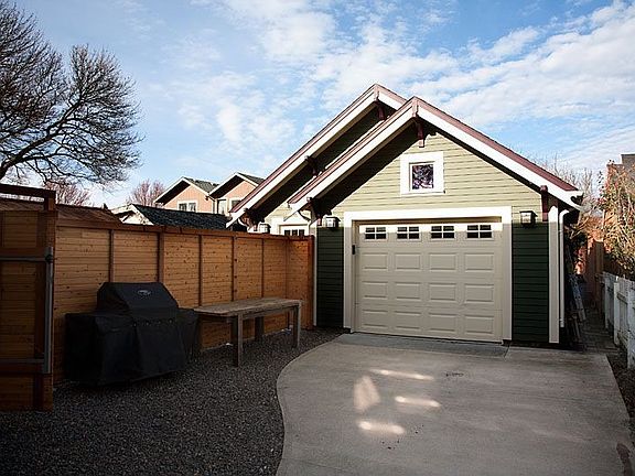 Garage.  Heated, insulated with loads of storage.