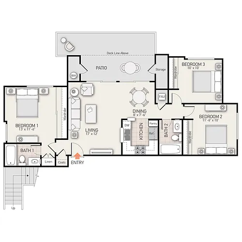 Floor plan Plan C