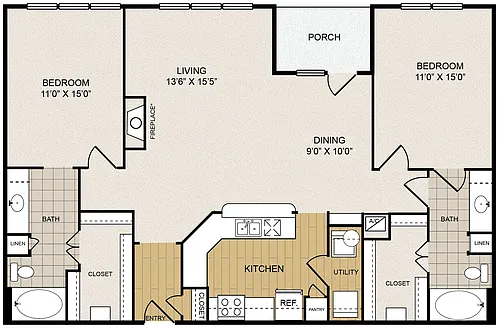 Floor plan Mid-rise B3
