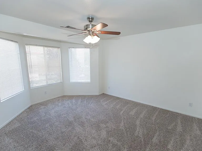 Second bedroom with beautiful bay windows
