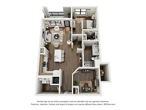 Floor plan A1E