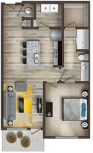 Floor plan Atticus - Retail