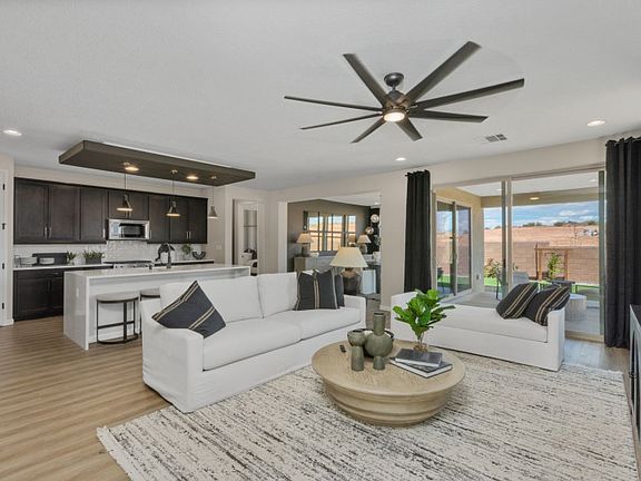 Popular open interior of the Tifton Walk home design creates seamless transitions from room to room