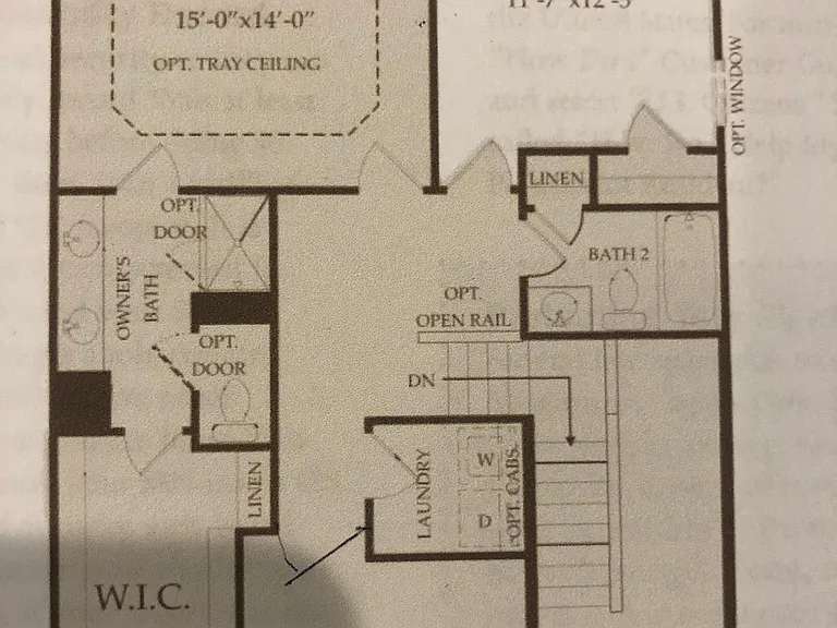 Second floor plan
