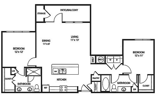 Floor plan Wimberley B3
