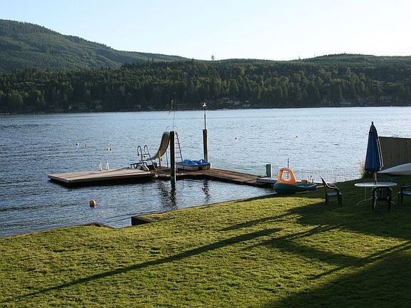 Looking West - Main Dock w/slide