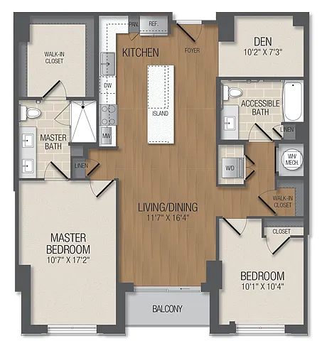 Floor plan BD1H