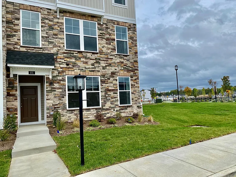 Entrance to the 2-level condo unit