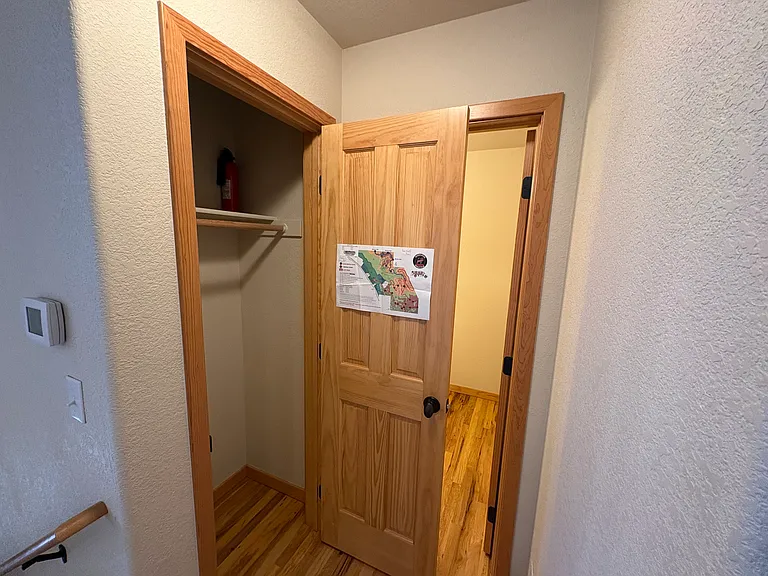 Hall closet