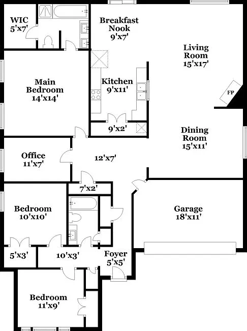 4 bed, 2.0 bath, 1675 sqft, $2,030 — Photo 2