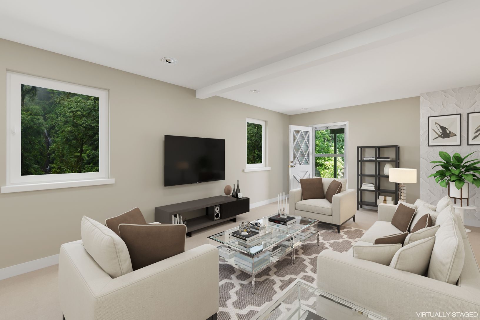  Virtually staged den/family room (used next photo) 