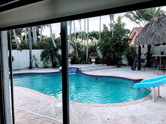 View of the pool area 