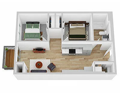 Floor plan The Cleveland
