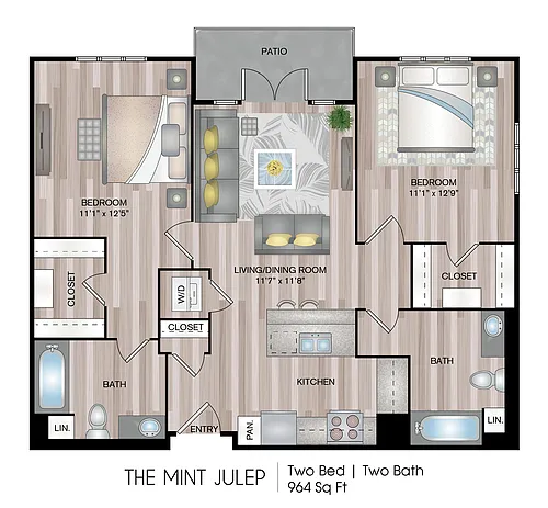 Floor plan The Mint Julep (Grand)