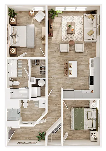 Floor plan B7
