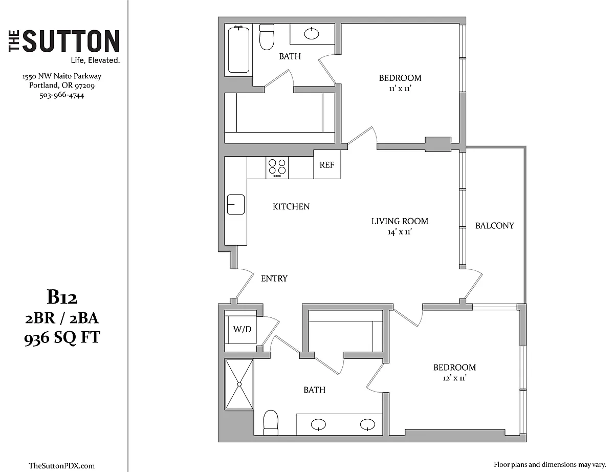 Floor plan B12