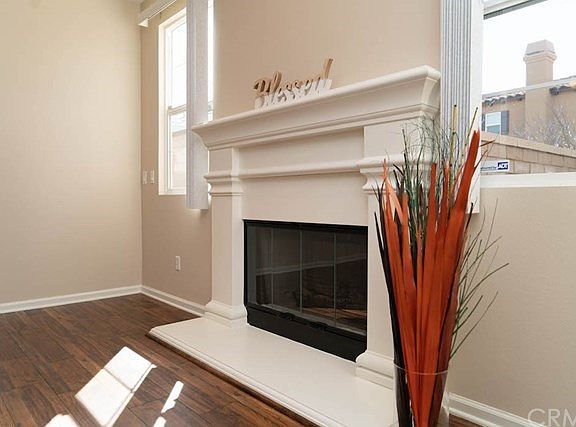 Formal living room with fireplace
