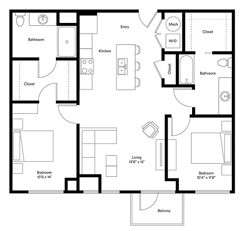Floor plan The Tower B3