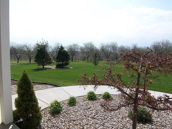 Front Porch View of Cherry Orchard