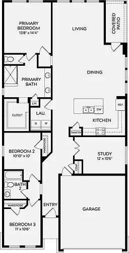 Floor plan The Gladesdale